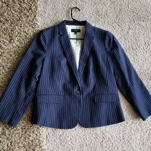 Brand New Talbots Blue Pin Stripe Blazer